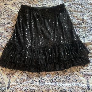 Sequin Ruffle Skirt CeCe size 2 great for the holidays!